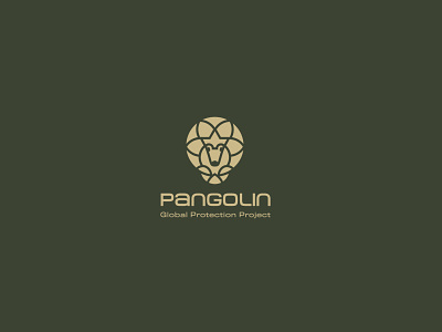 Pangolin - Global Protection Project branding icon logo pangolin pangolin logo protection
