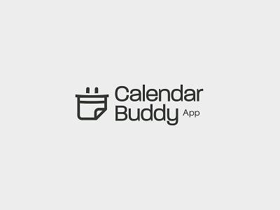 CalendarBuddy mono app brand identity calendar costello kevcostello logo logodesign monogram startup tech