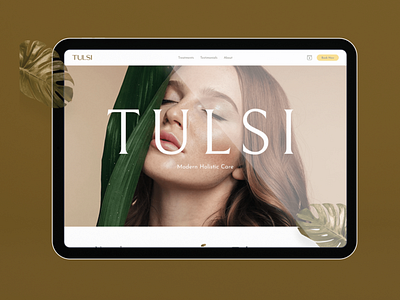 New UI for Tulsi Holistic Care branding design graphic design ui ux vector