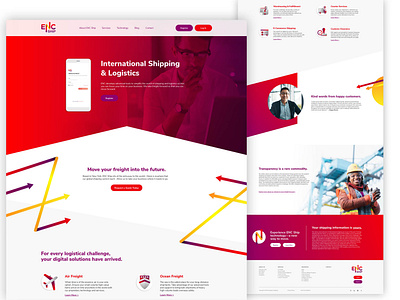 ENC Ship Home Page Design