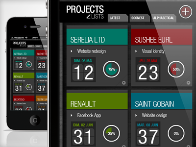 Iphone Management App iphone management app mobile app mockup ui user interface