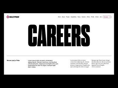 Page Transitions | BulletProof™ animation typography ui uidesign ux web website