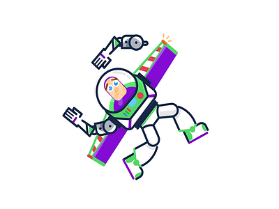 buzz lightyear flying png