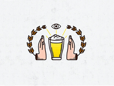 God Beer beer drink god graphic icon lines
