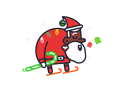 Santa Claus character christmas design icon navidad santa claus vector xmas