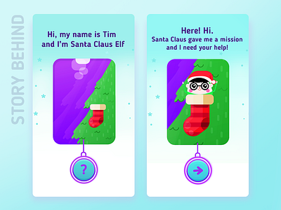 Dear Santa Claus app christmas elf interface mail mobile santa claus ui ux