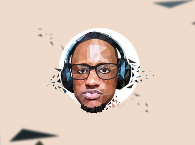 Gaure Just Chillin illustrator kidando low poly 2d