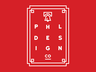 PHLDesign Co Crest illustration philadelphia phldesignco typography vector