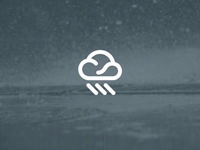 Rainy Days icon logo rain vector weather