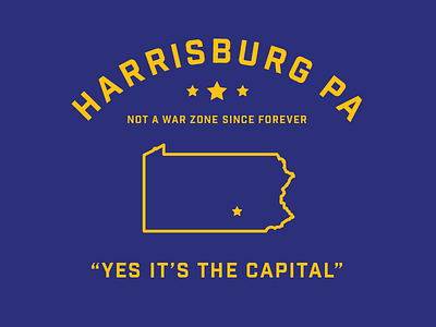 Harrisburg harrisburg illustration pennsylvania trump typography