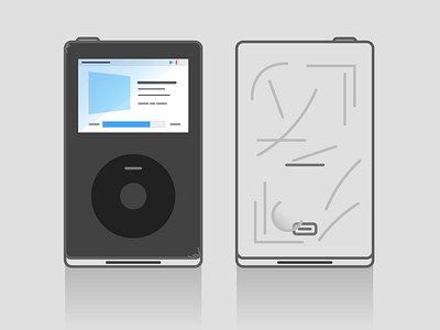 Stolen iPod apple illustration ipod vector