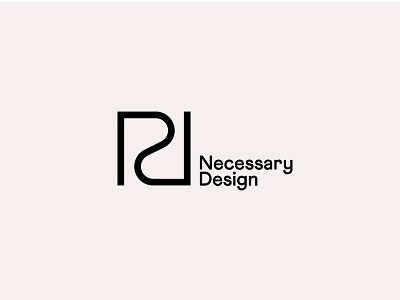 Necessary Design Logo architect architecture branding identity logo logomark north carolina raleigh