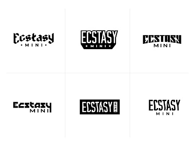 Ecstasy + VH Logos branding custom design experimental fun guitar icon logo pedal vector