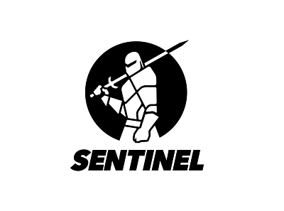 Sentinel Knight Logo branding custom design illustration logo vector