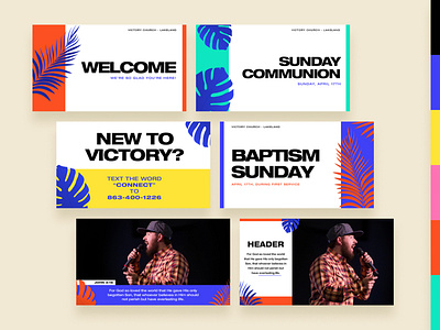 Summer Theme Pack church clean custom design floral kit lower 3rd modern pack slides theme tropical typography