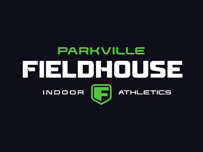 Fieldhouse Logo athletic branding custom design f field house logo sports vector