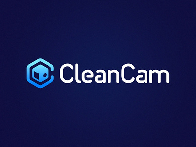 Clean Cam Logo branding custom design icon logo typography vector