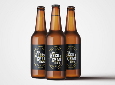 Beer Gear Show beer beer art beer branding beer label branding design logo vector