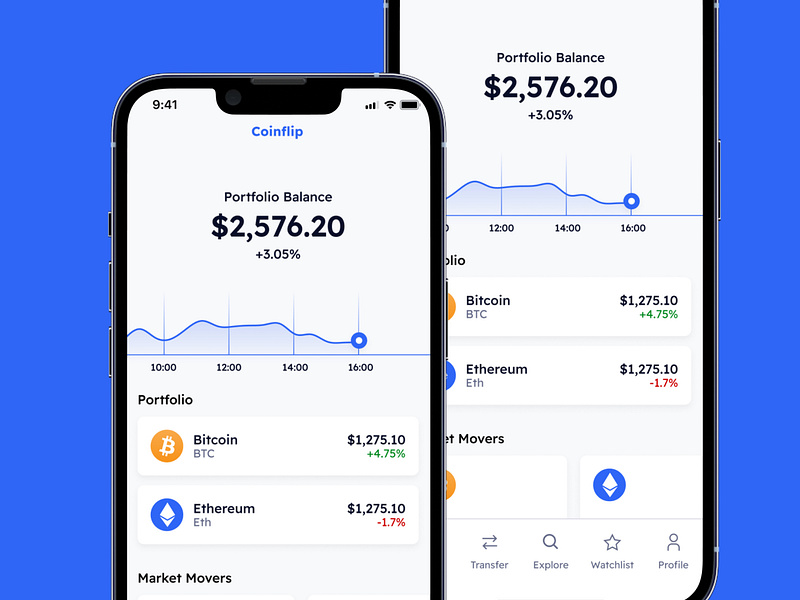 Coinflip Crypto App By Ayoola Idris On Dribbble