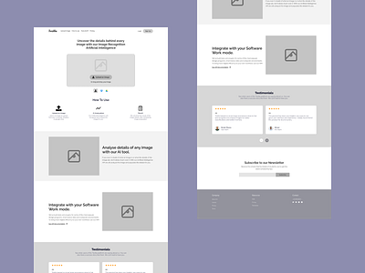 Tozilla Wireframe Design