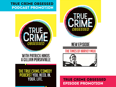 True Crime Obsessed Instagram Stories instagram instagram story logo podcast social media true crime obsessed