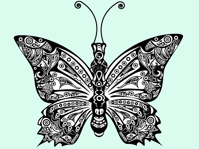 Butterfly ai animation design graphic design illustration logo mock up svg ui vector