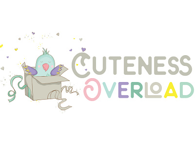 Cuteness Overload Business Logo Design 3d branding design graphic design illustration logo logo design ui vector