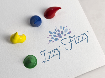 Izzy Fizzy Logo Design 3d branding design graphic design illustration logo logo design ui ux vector