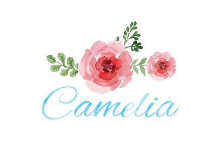 Camelia Logo Design 3d branding design graphic design illustration logo logo design ui ux vector