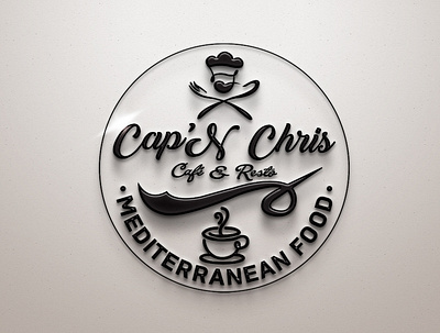 Cap'N Chris Cafe & Resto branding business concept corporate design logo symbol vector