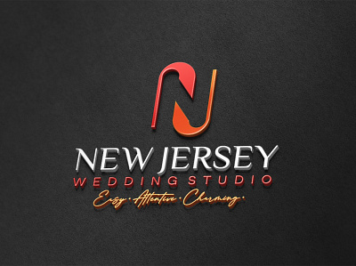 New Jersey Wedding Studio business concept corporate design logo symbol vector