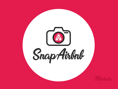 Snap Airbnb logo design clip art colorful graphic design hire logo murtala new