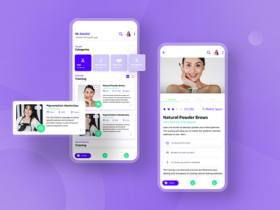 HoloBeauty course mobile mobile app mobile app design mobile ui training ui ui ux ui design user interface userinterface