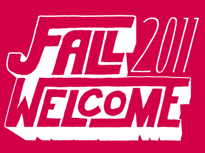 Fall Welcome Hand Type