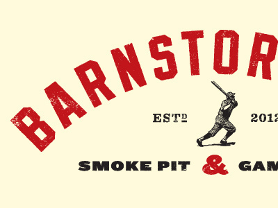 Barnstormer's Smoke Pit & Game Hall barnstormers bbq texture type vintage