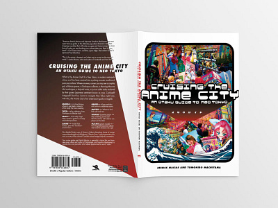 Anime City (guidebook design) book cover editorial design
