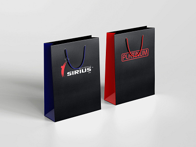 Gift bag design branding graphic design package design