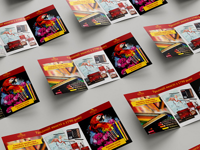 Leaflet design branding design graphic design