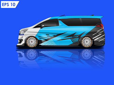 Car wrap mockup design vector eps10 alleuy aouto blue branding car design illustration livery mockup vector vehicle design vehicle graphics vehicle wrap wrap wrapping paper wraps