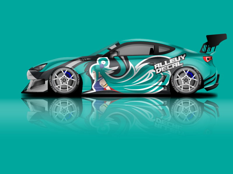Download Car Wrap Design Mockup Vector By Alleuy On Dribbble PSD Mockup Templates