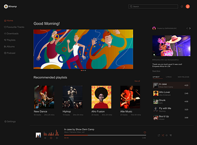 Music Desktop App design app design ux