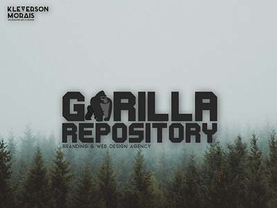 Gorilla Repository - Branding branding agency branding design illustration logo logo design concept tech company ui ux