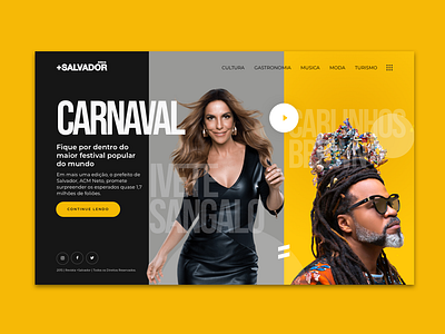 +Salvador branding brazil carnaval carnival design graphic design modern music sketch typography ui ux ux design ux research uxdesign visual design webdesign website