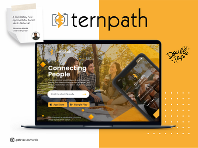 Ternpath - Landing Page app design branding design graphic design landing page landing page design social media social network startup ui user experience ux ux design web design