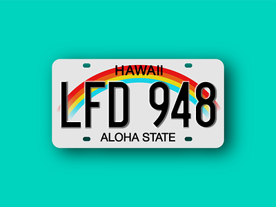 Memories from 2016 aloha hawaii license plate maui