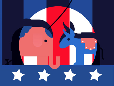 2020 Presidential Race @freshlitejam 2020 circus democrat election republican trump