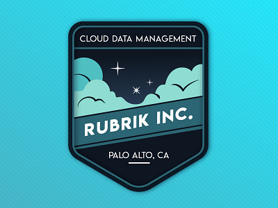 Rubrik Inc. Patch camp cloud hello dribbble outdoor patch rubrik