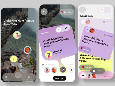 Modern Tourism App android studio flutter mobile tour app tourism tourism app uxui