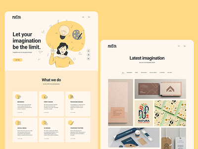 Masta Design studio - UI design concept
