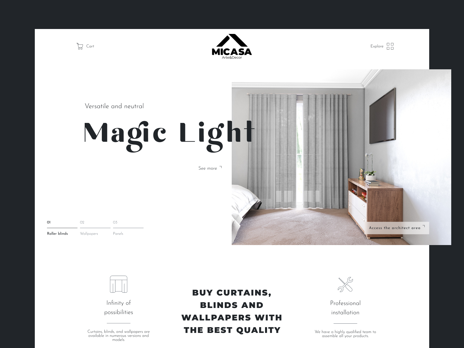 Micasa rebranding and website by Cristhian Silva on Dribbble